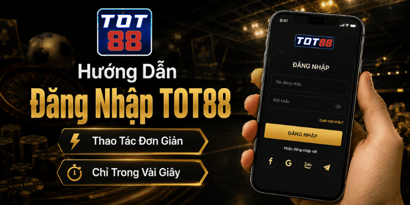 Hướng dẫn đăng nhập tài khoản TOT88 dành cho người mới